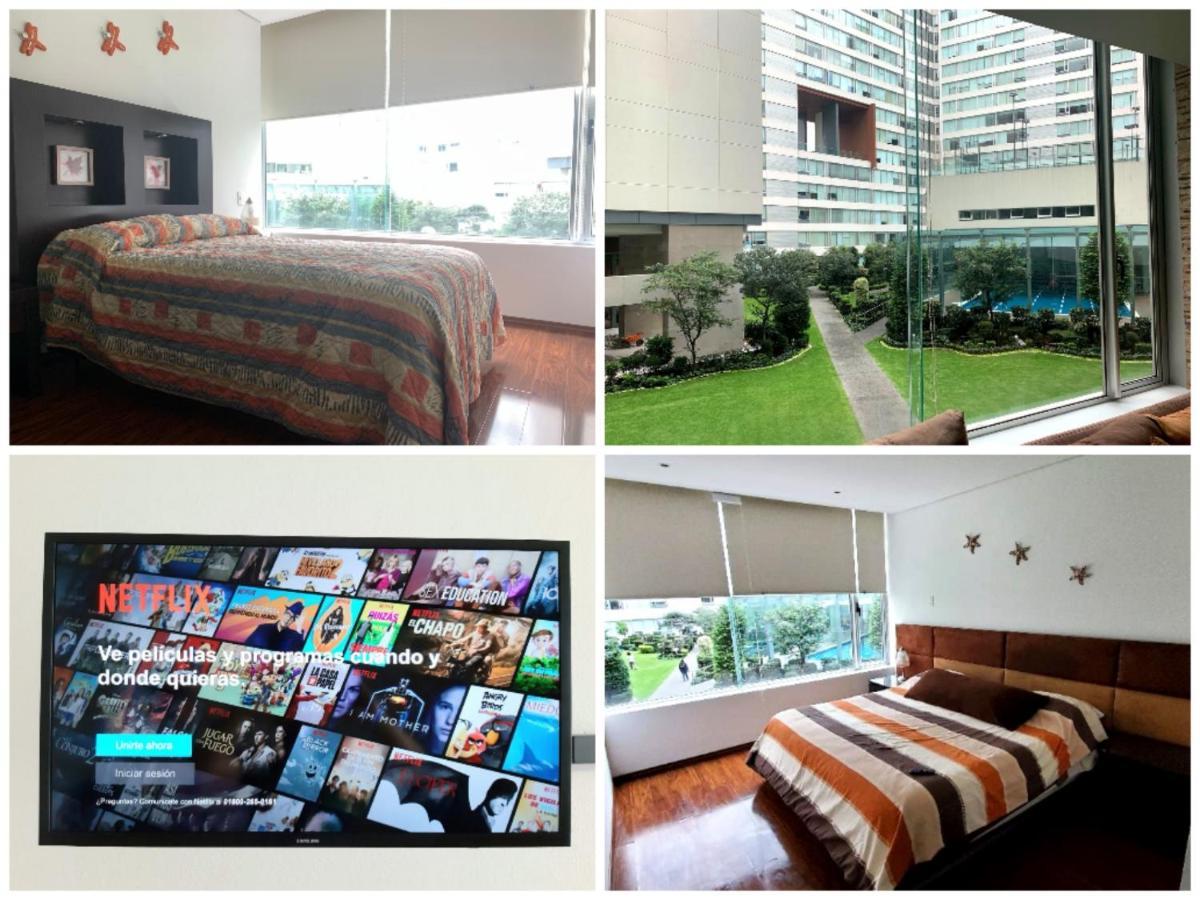 Condo At The Exclusive Residencial Wtc Kota Meksiko Bagian luar foto